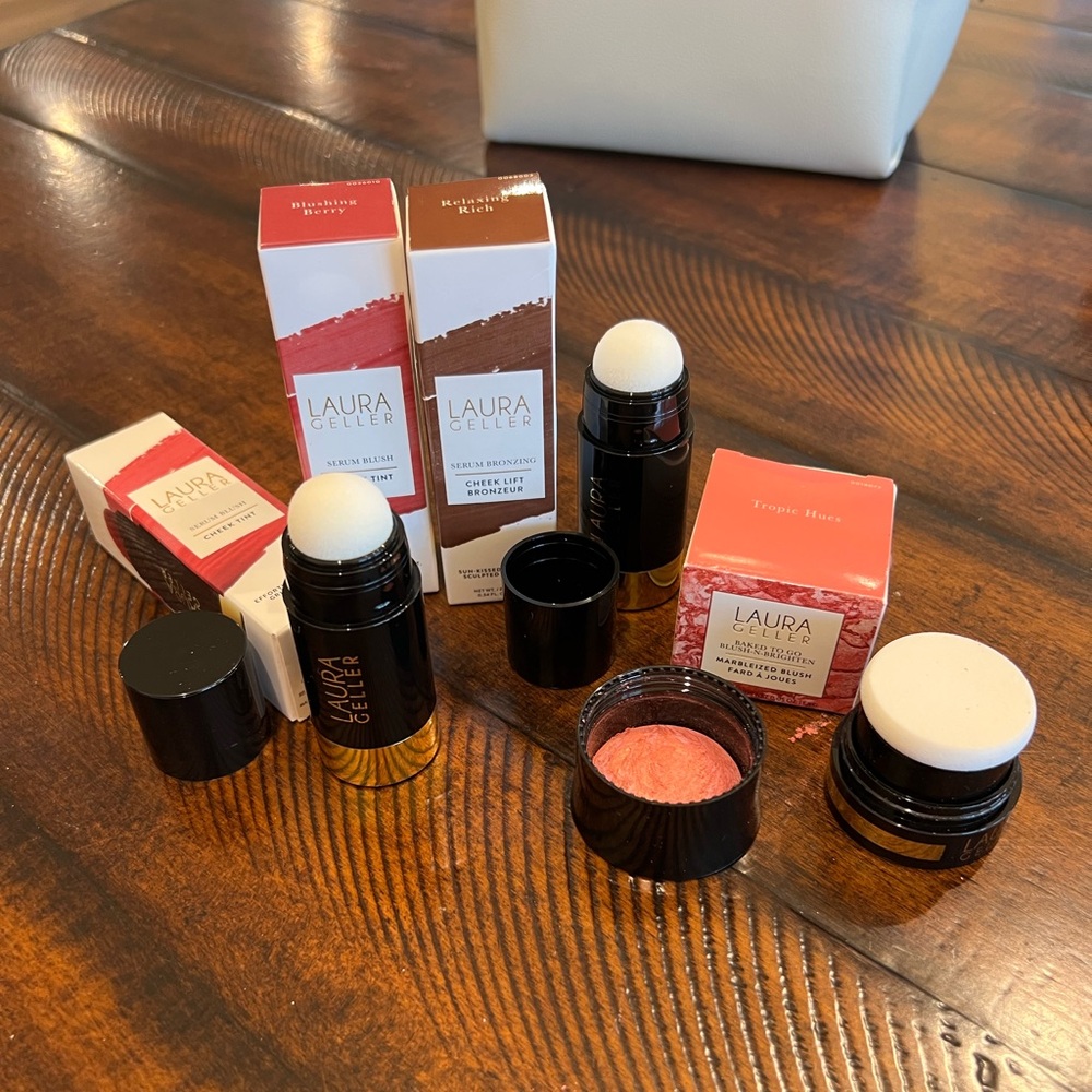 Laura Geller New Cheek Tint and Baked To Go Blush